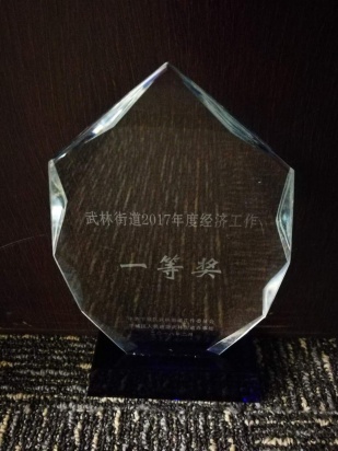 物產(chǎn)國際榮獲“2017年度武林街道經(jīng)濟工作一等獎”